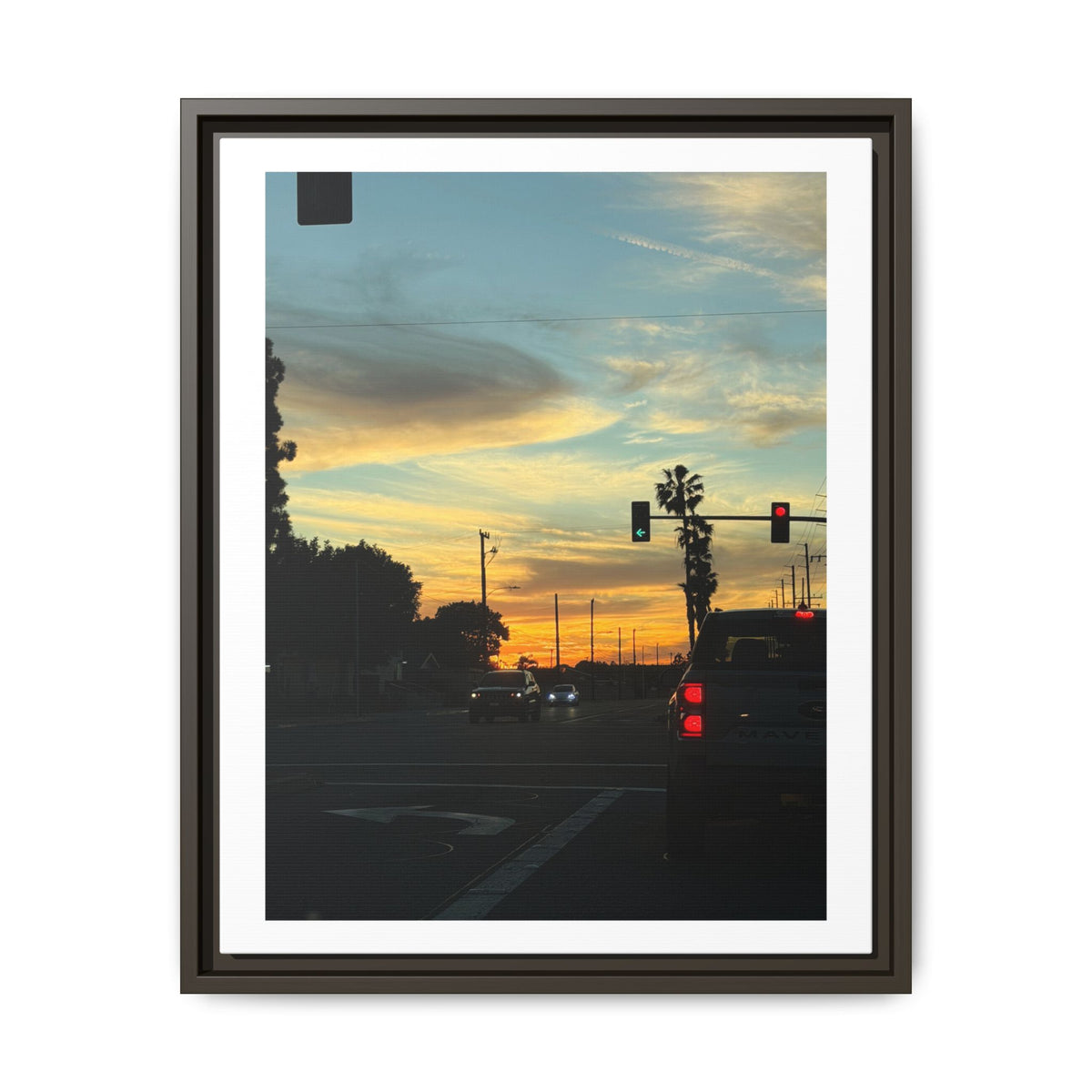 Red Light, Don't Mind Print (Framed)