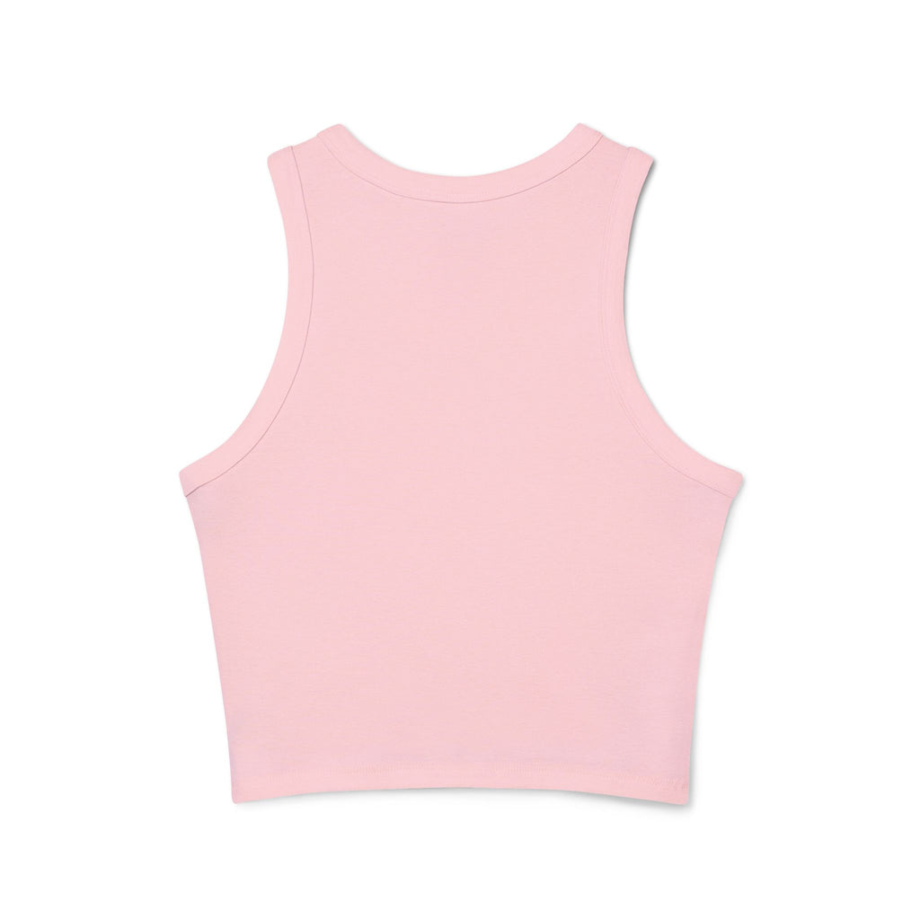 The Drive Home Micro Rib Racer Tank Top