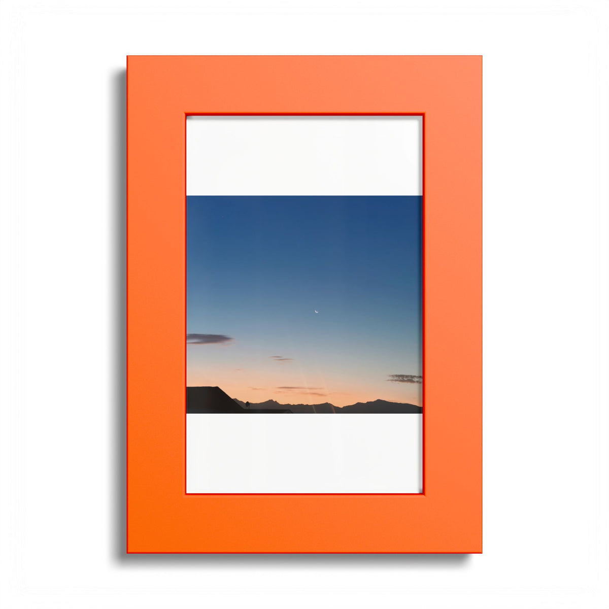 Sunset Moon Poster (Colored Frame)