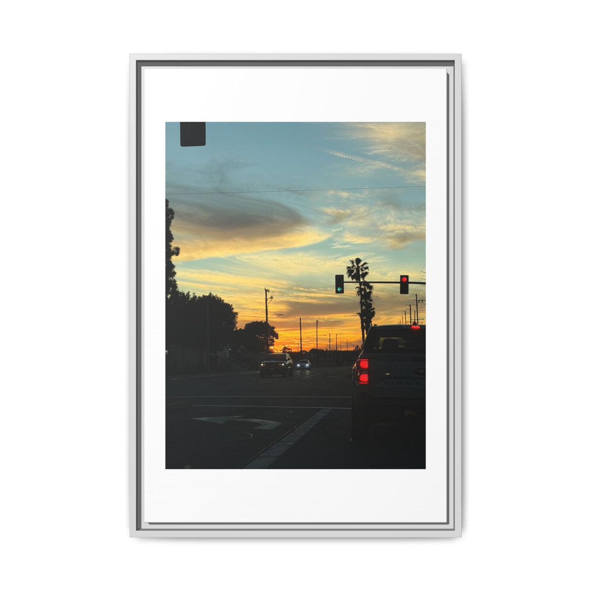 Red Light, Don't Mind Print (Framed)