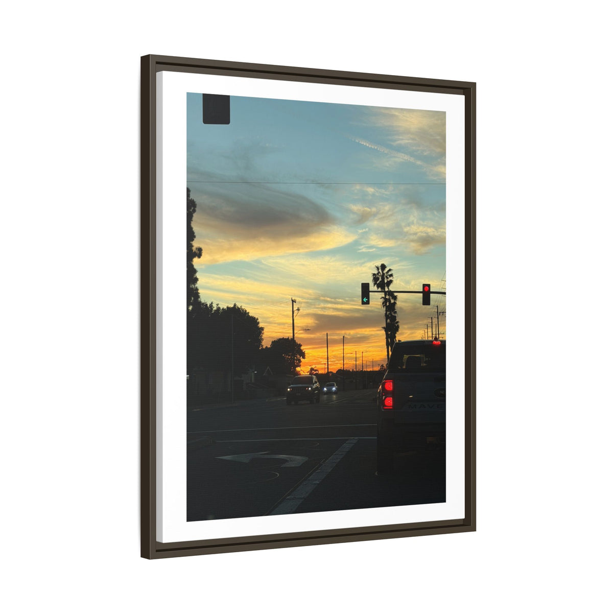 Red Light, Don't Mind Print (Framed)