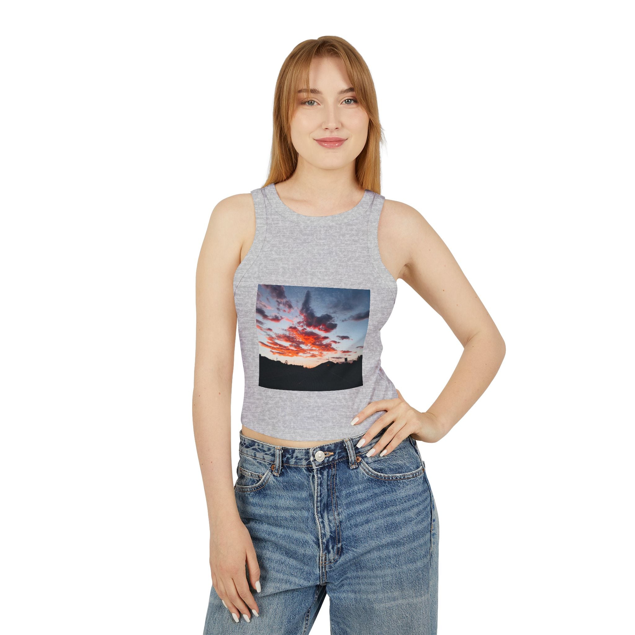 Women's Micro Rib Racer Tank Top