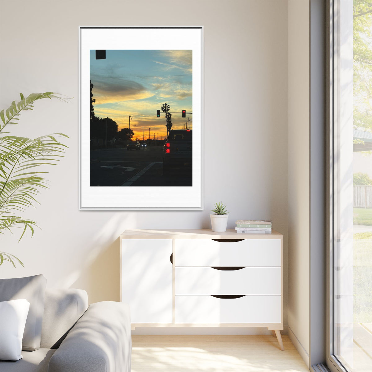 Red Light, Don't Mind Print (Framed)