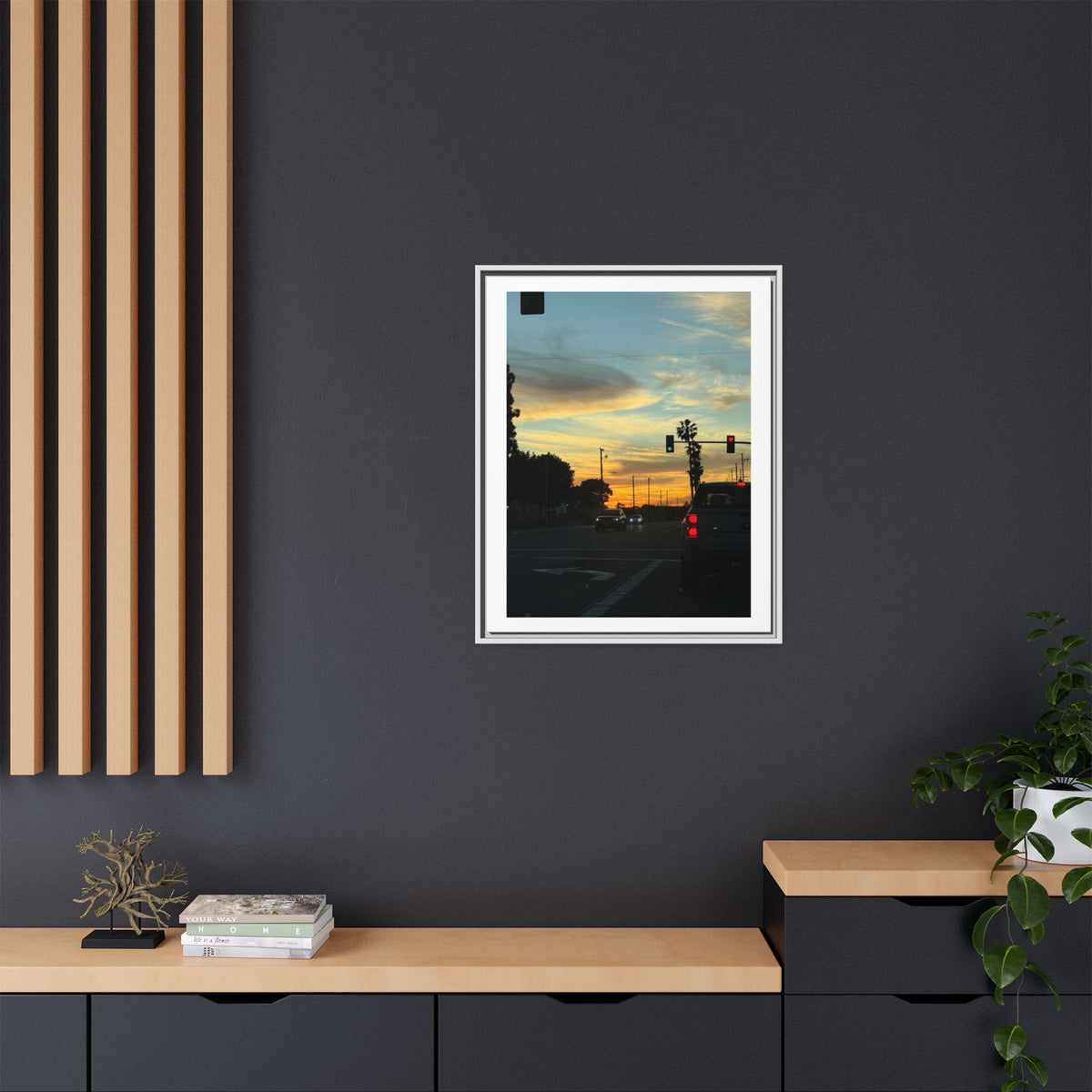 Red Light, Don't Mind Print (Framed)