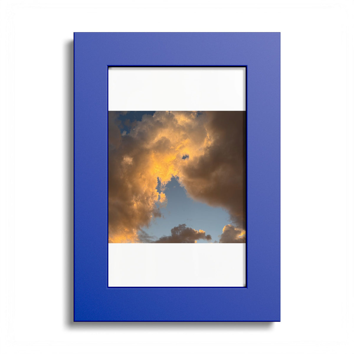 Golden Clouds Poster (Colored Frame)