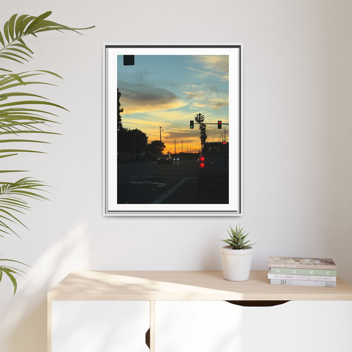 Red Light, Don't Mind Print (Framed)