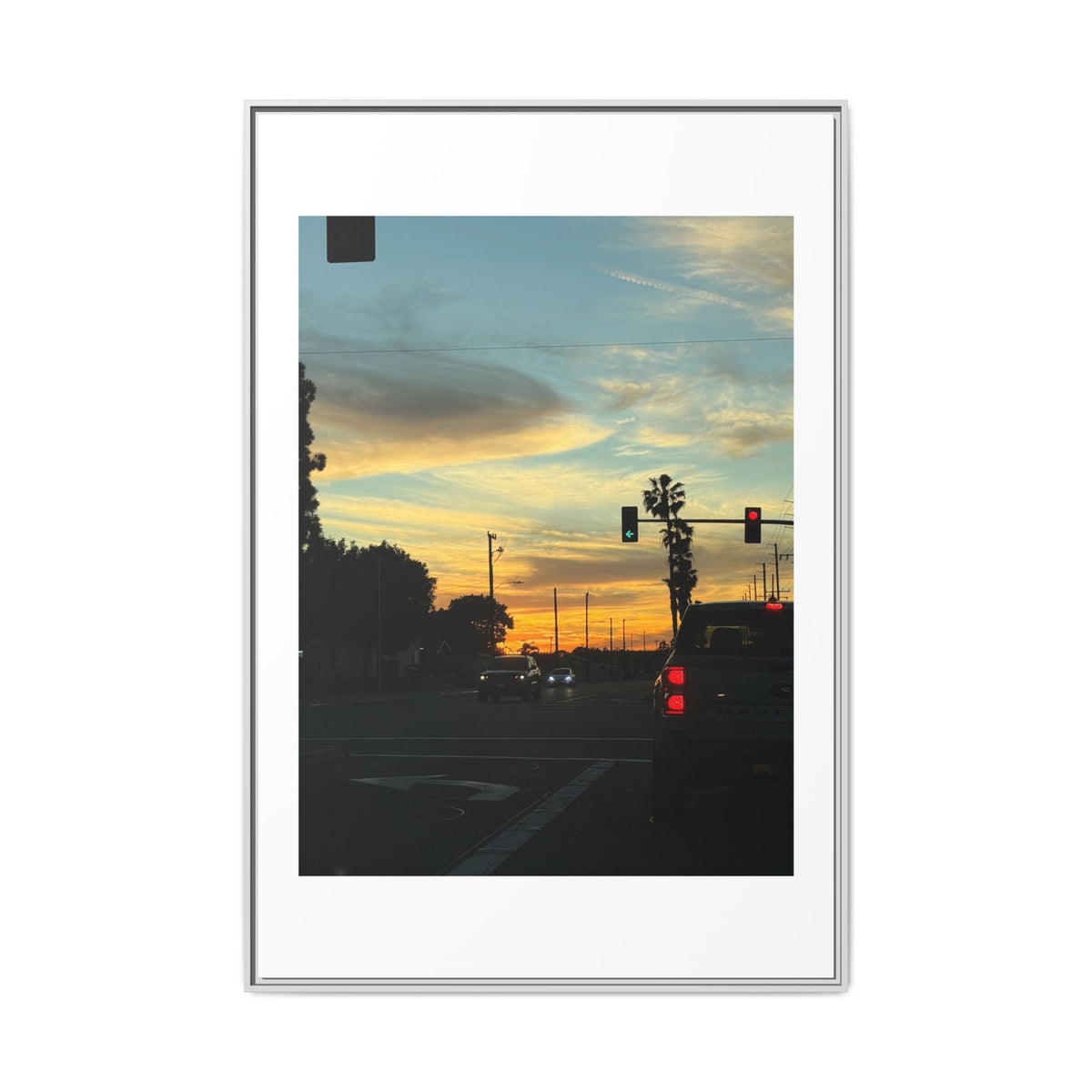 Red Light, Don't Mind Print (Framed)