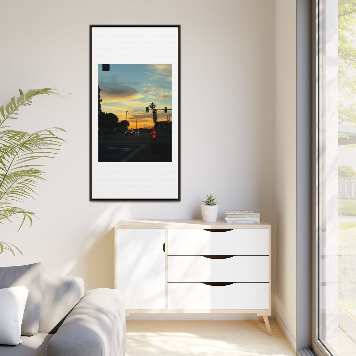 Red Light, Don't Mind Print (Framed)