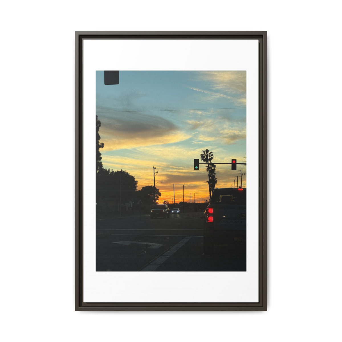 Red Light, Don't Mind Print (Framed)