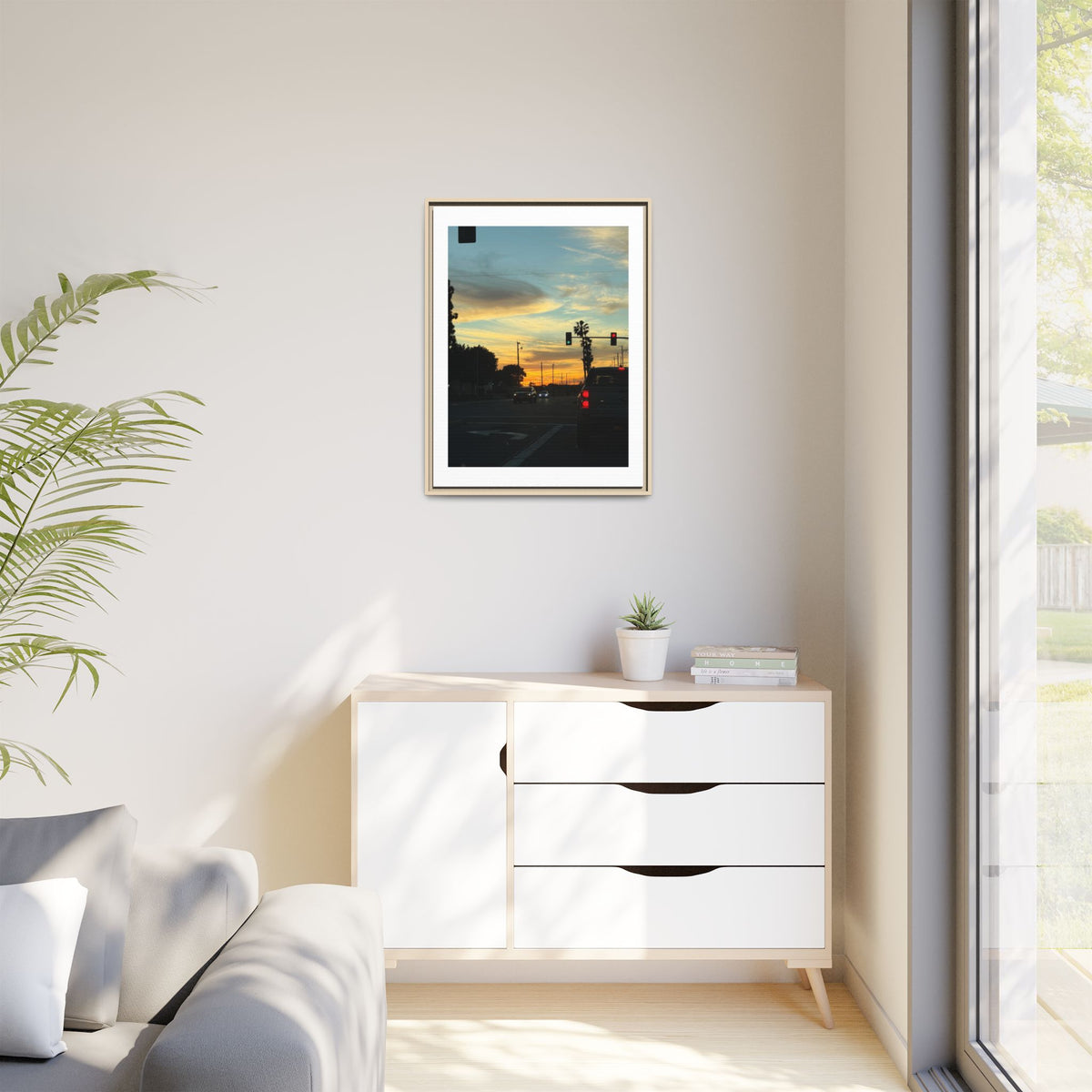 Red Light, Don't Mind Print (Framed)