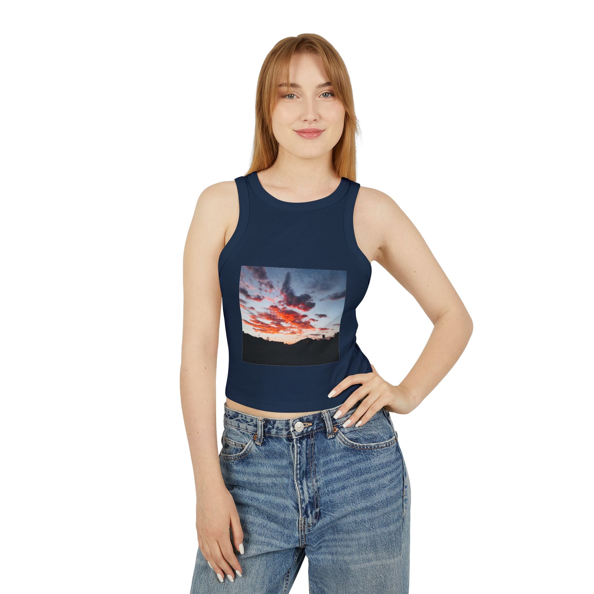 Women's Micro Rib Racer Tank Top