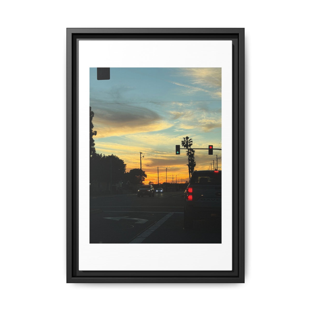 Red Light, Don't Mind Print (Framed)
