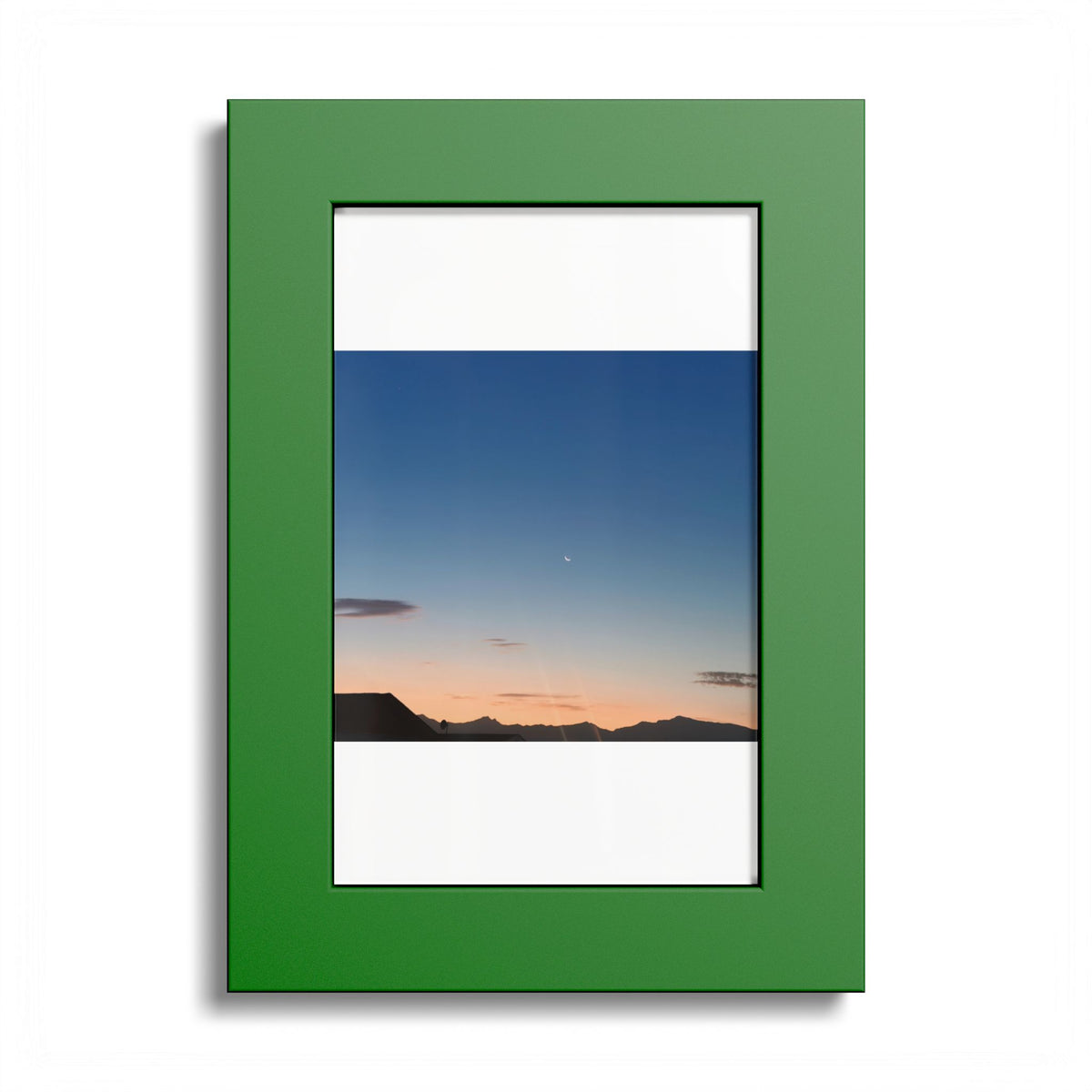 Sunset Moon Poster (Colored Frame)