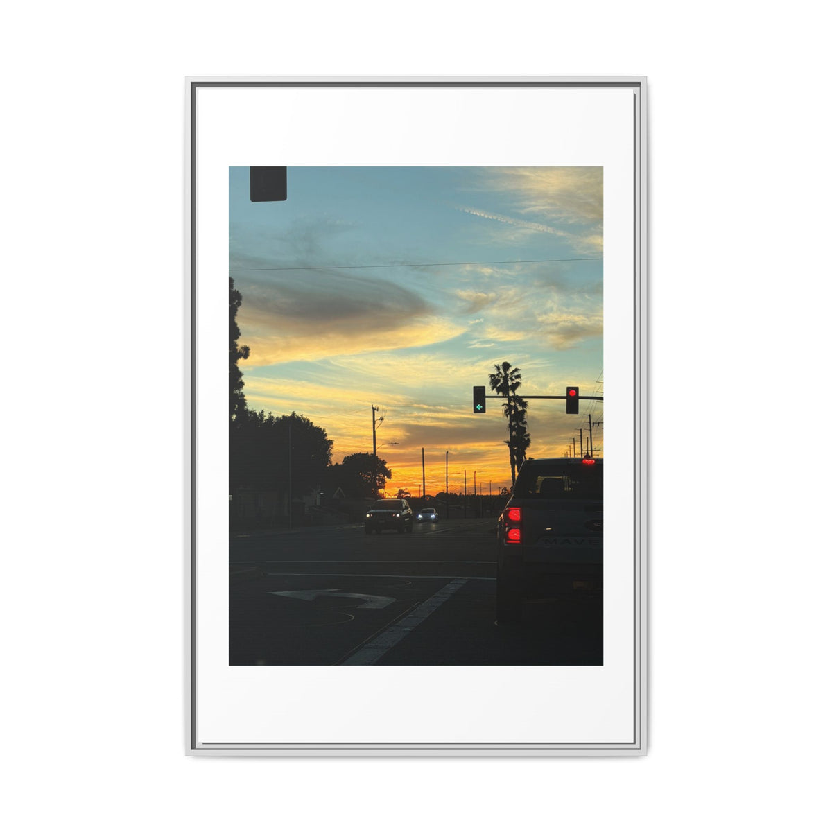 Red Light, Don't Mind Print (Framed)