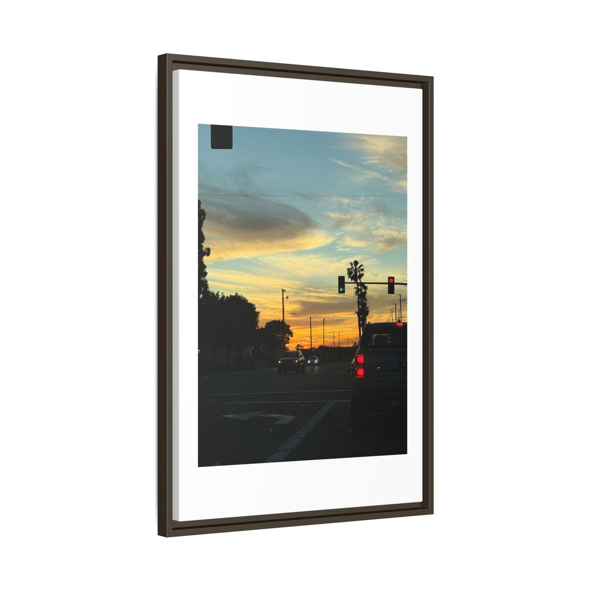 Red Light, Don't Mind Print (Framed)