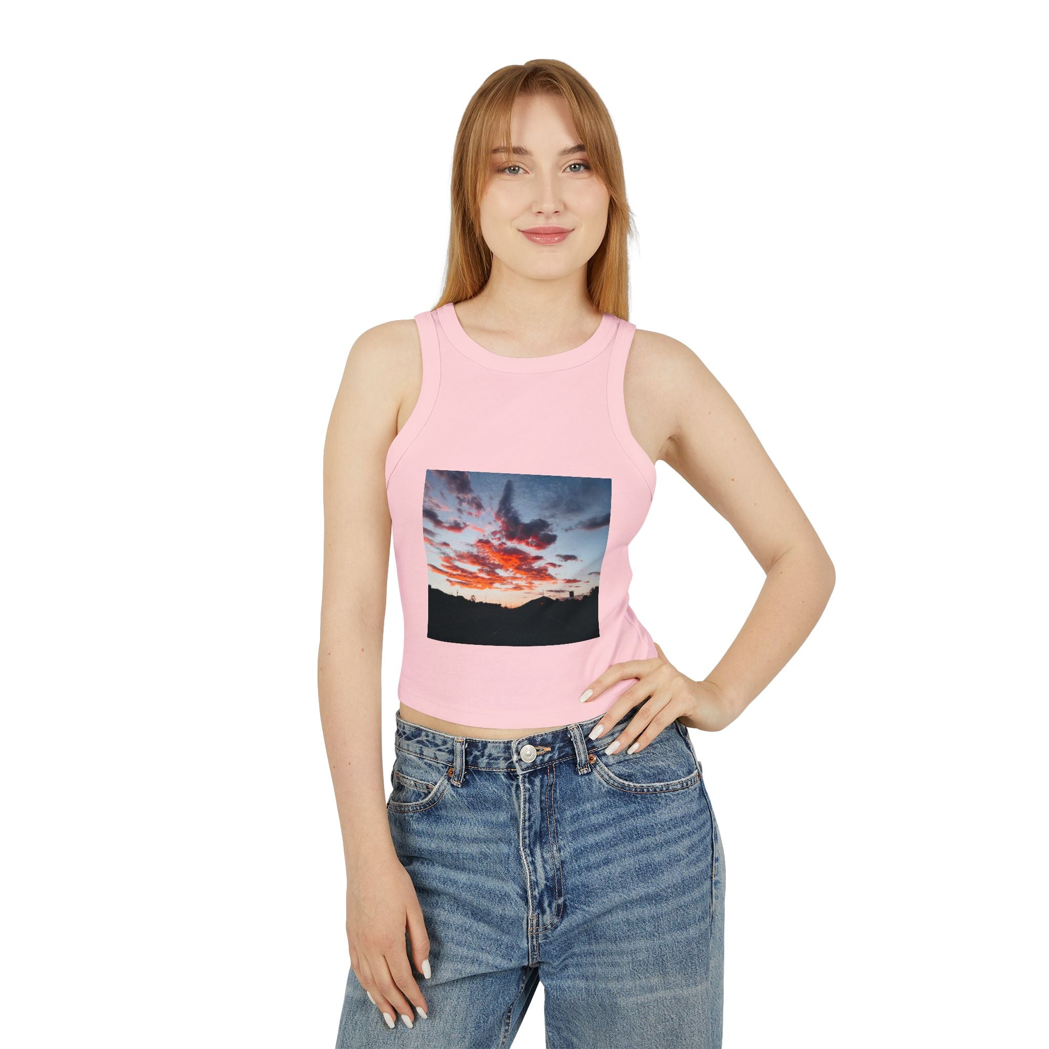 Women's Micro Rib Racer Tank Top