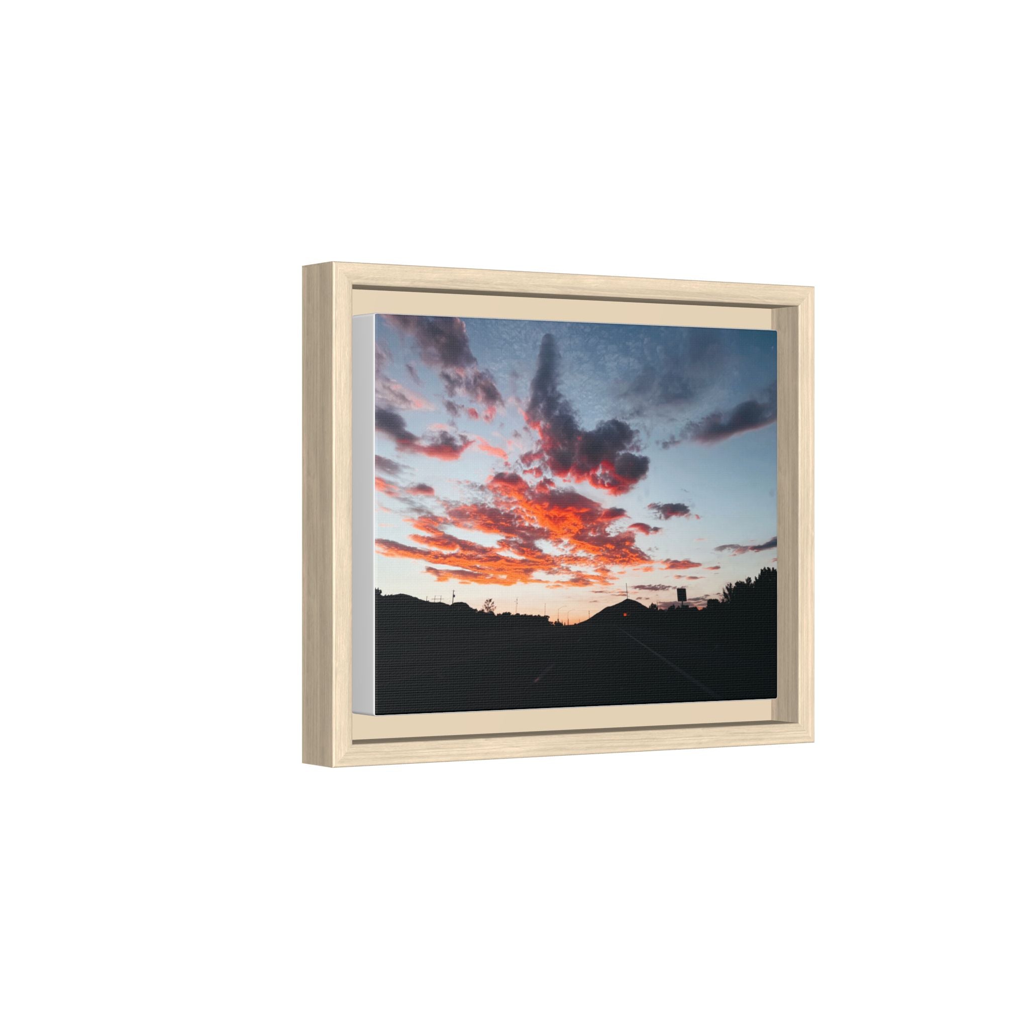 Mountain Sunset Print (Framed)