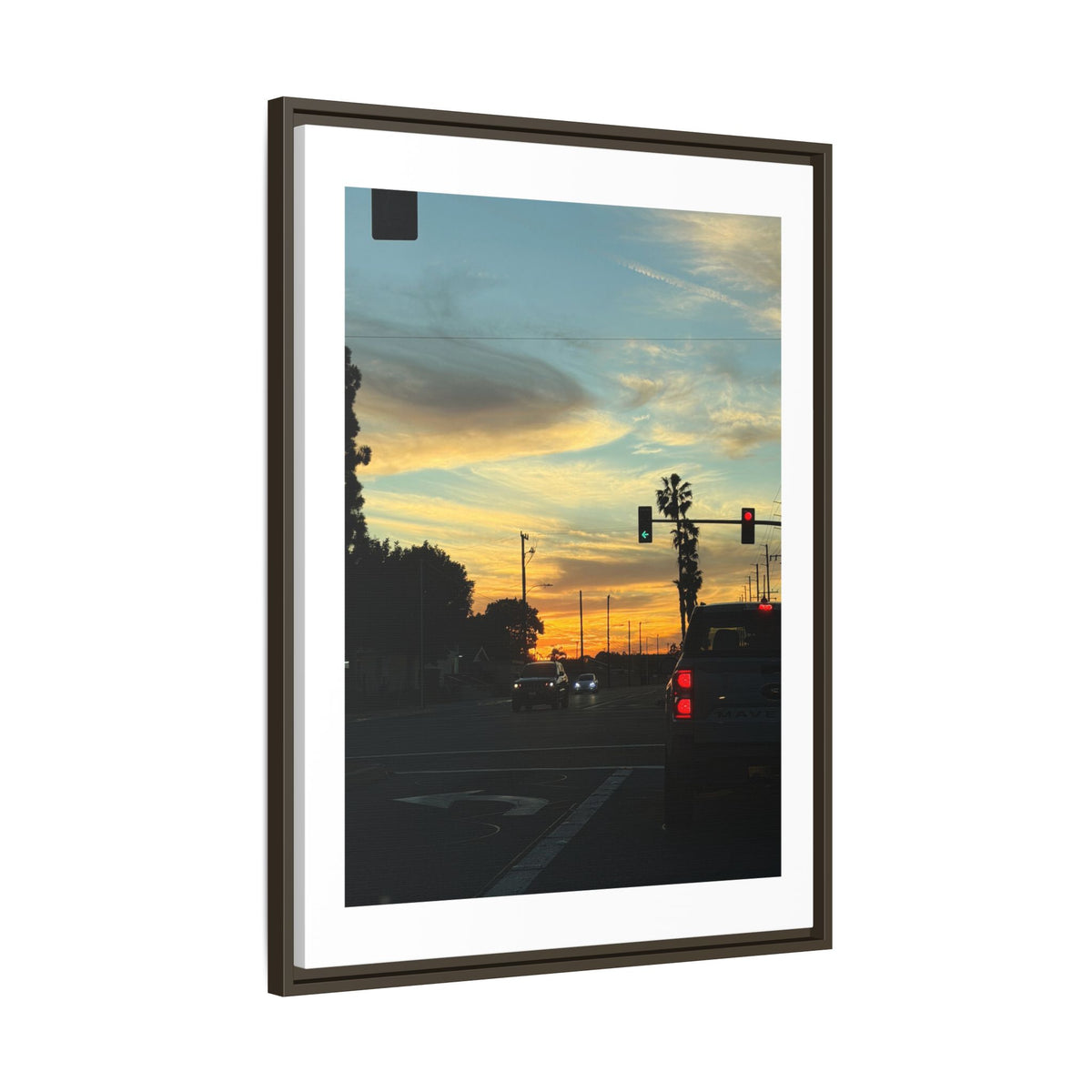Red Light, Don't Mind Print (Framed)