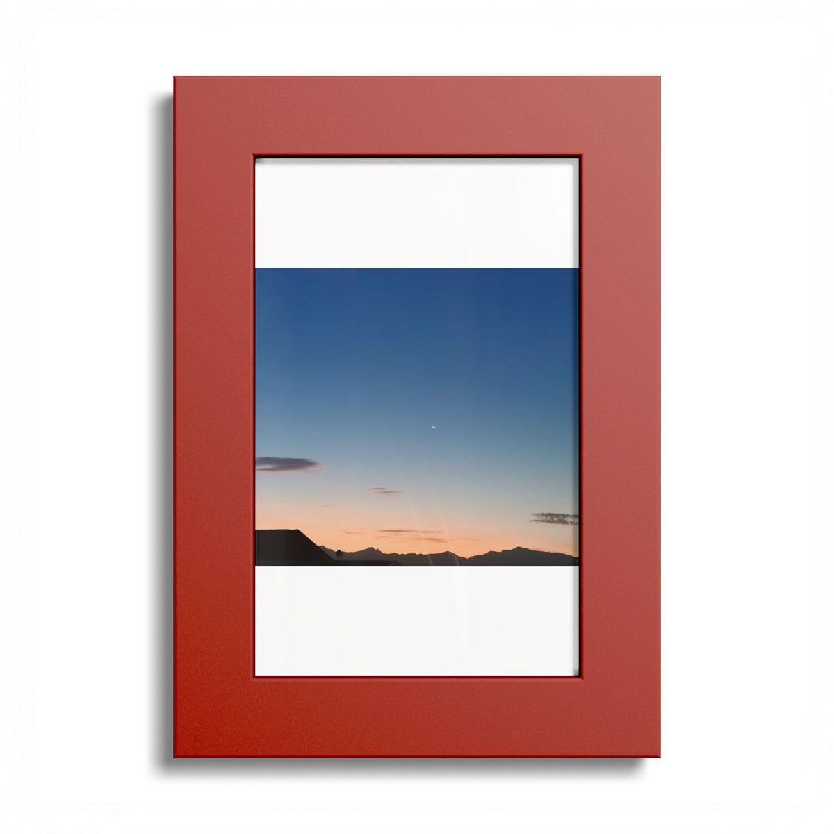 Sunset Moon Poster (Colored Frame)