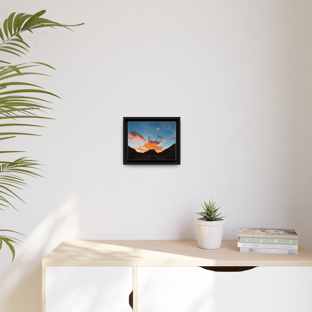 Mountain Sunset Print (Framed)
