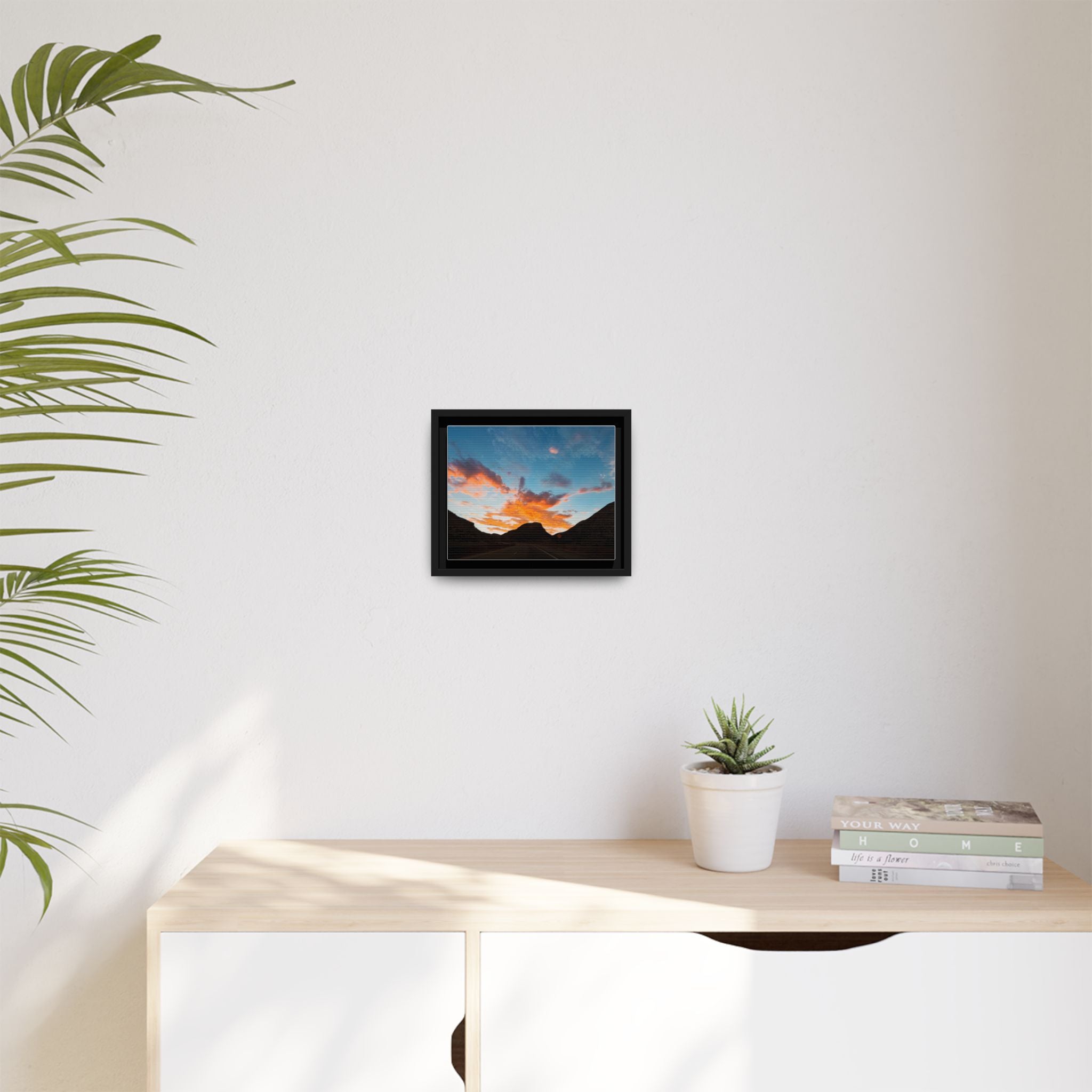 Mountain Sunset Print (Framed)