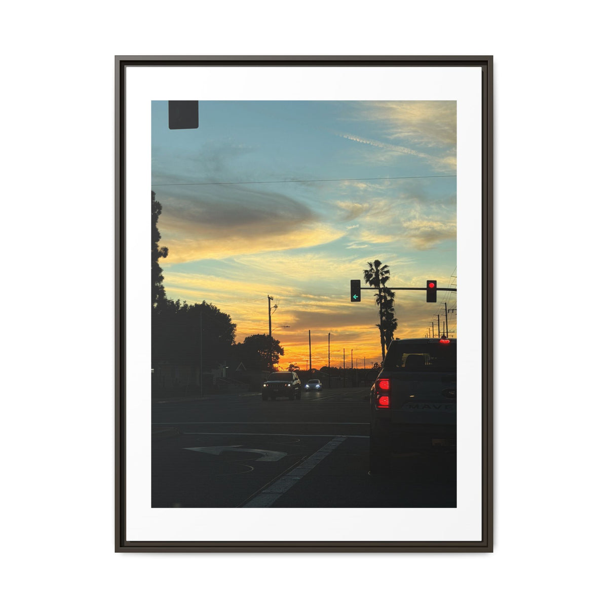 Red Light, Don't Mind Print (Framed)