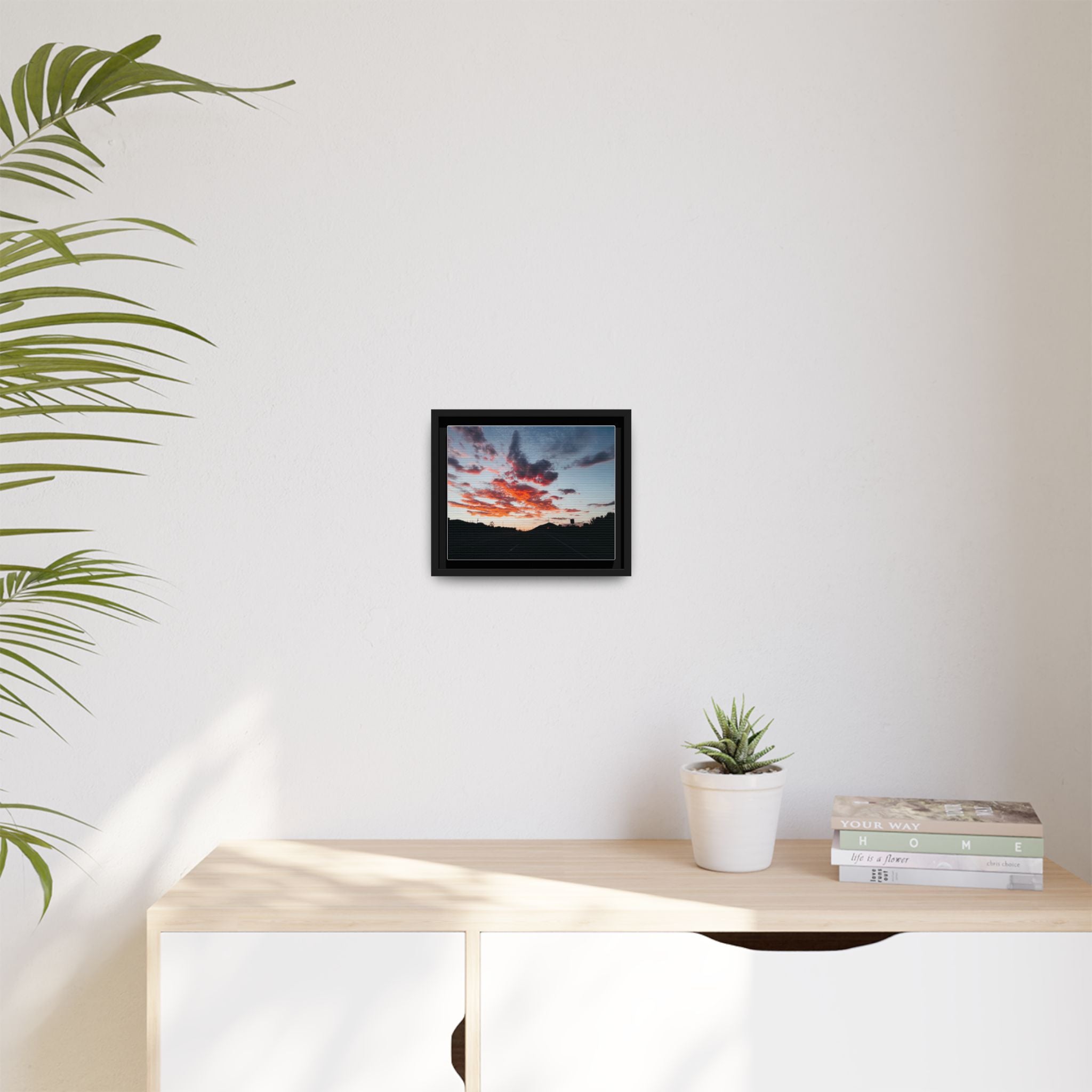 Mountain Sunset Print (Framed)