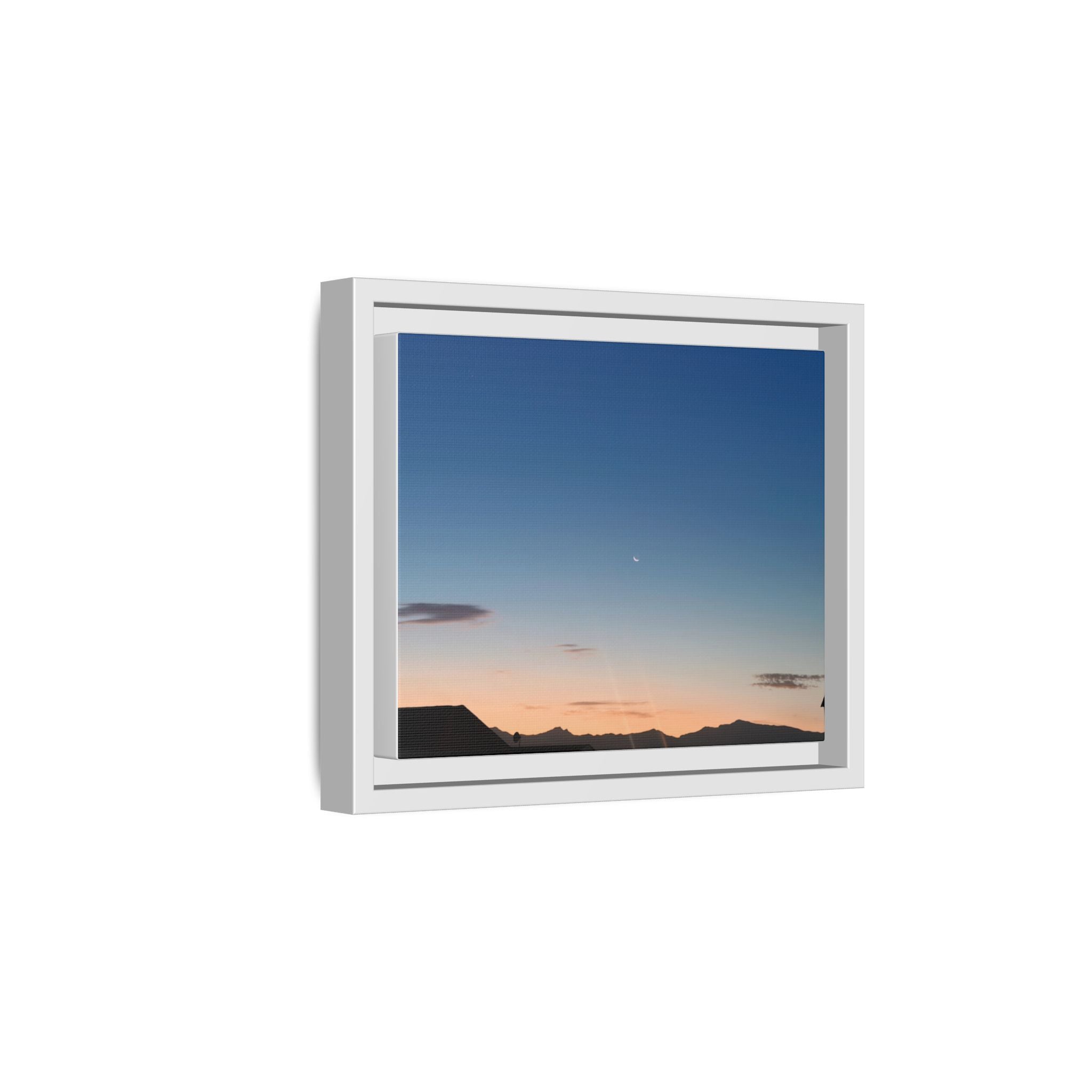Sunset Moon Print (Framed)