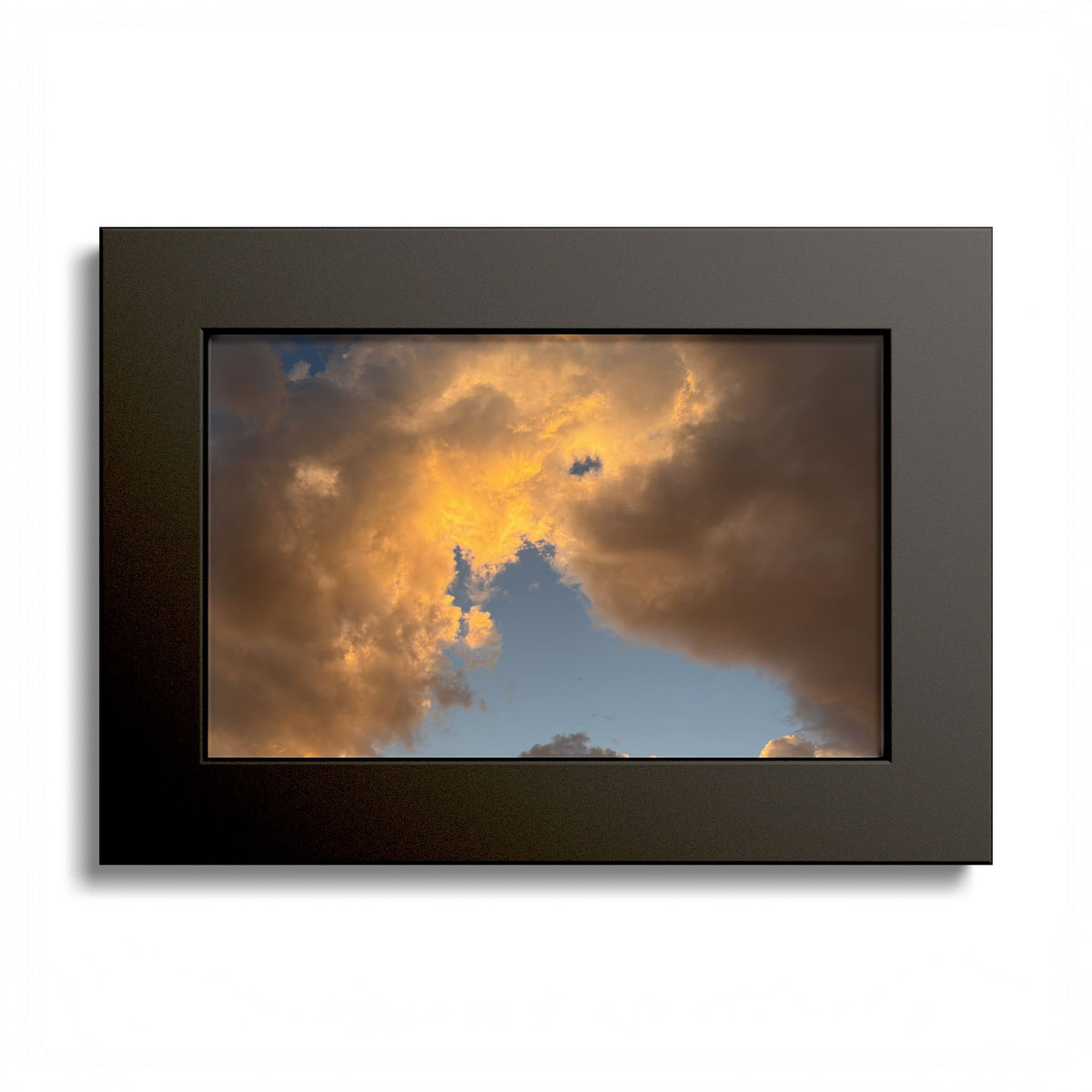 Golden Clouds Poster (Colored Frame)