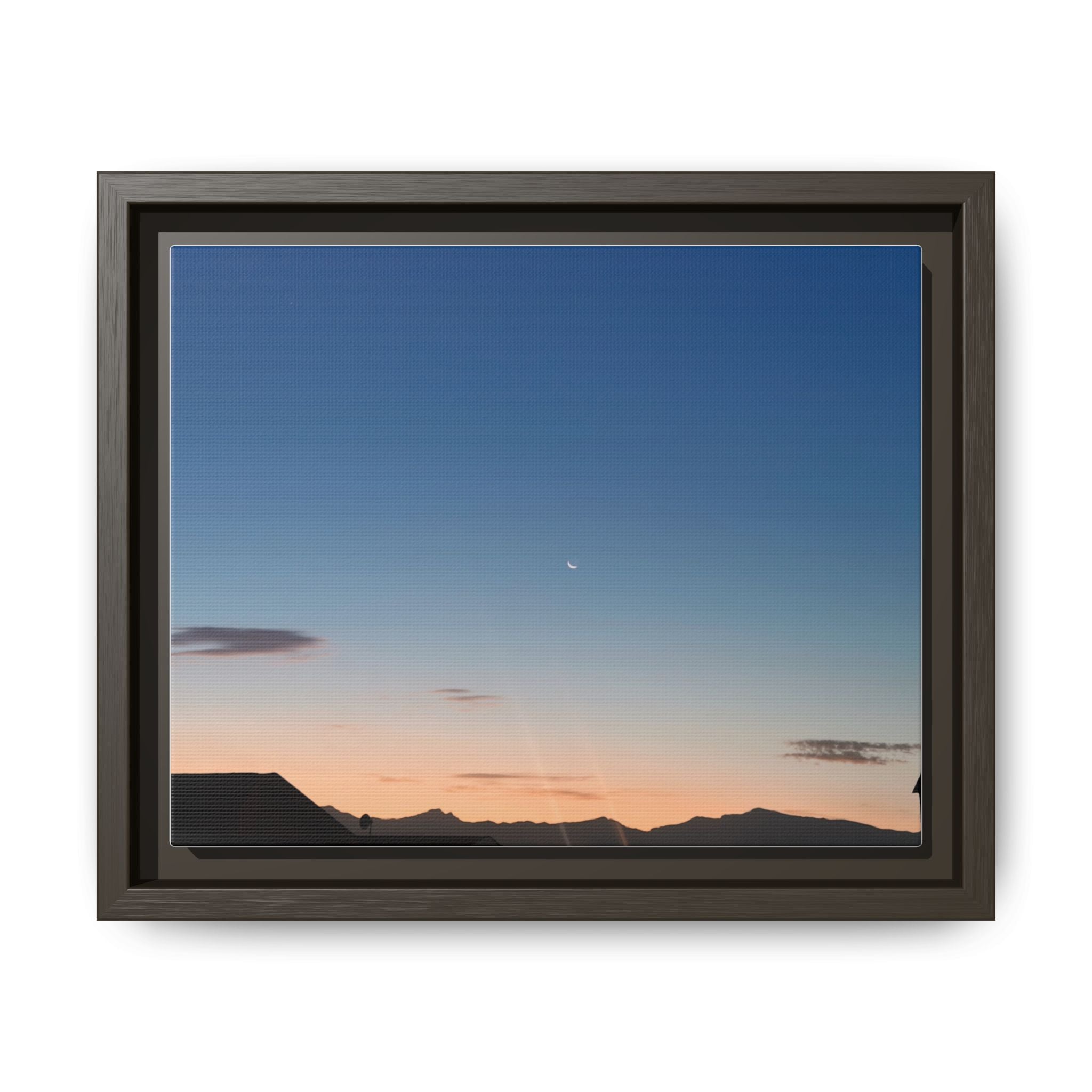 Sunset Moon Print (Framed)