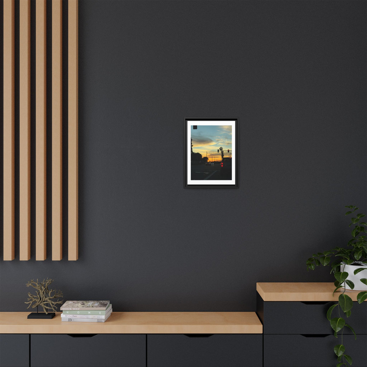 Red Light, Don't Mind Print (Framed)