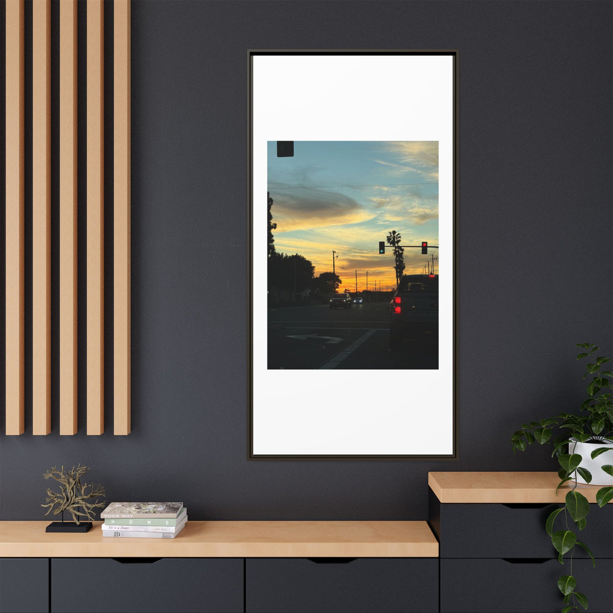 Red Light, Don't Mind Print (Framed)