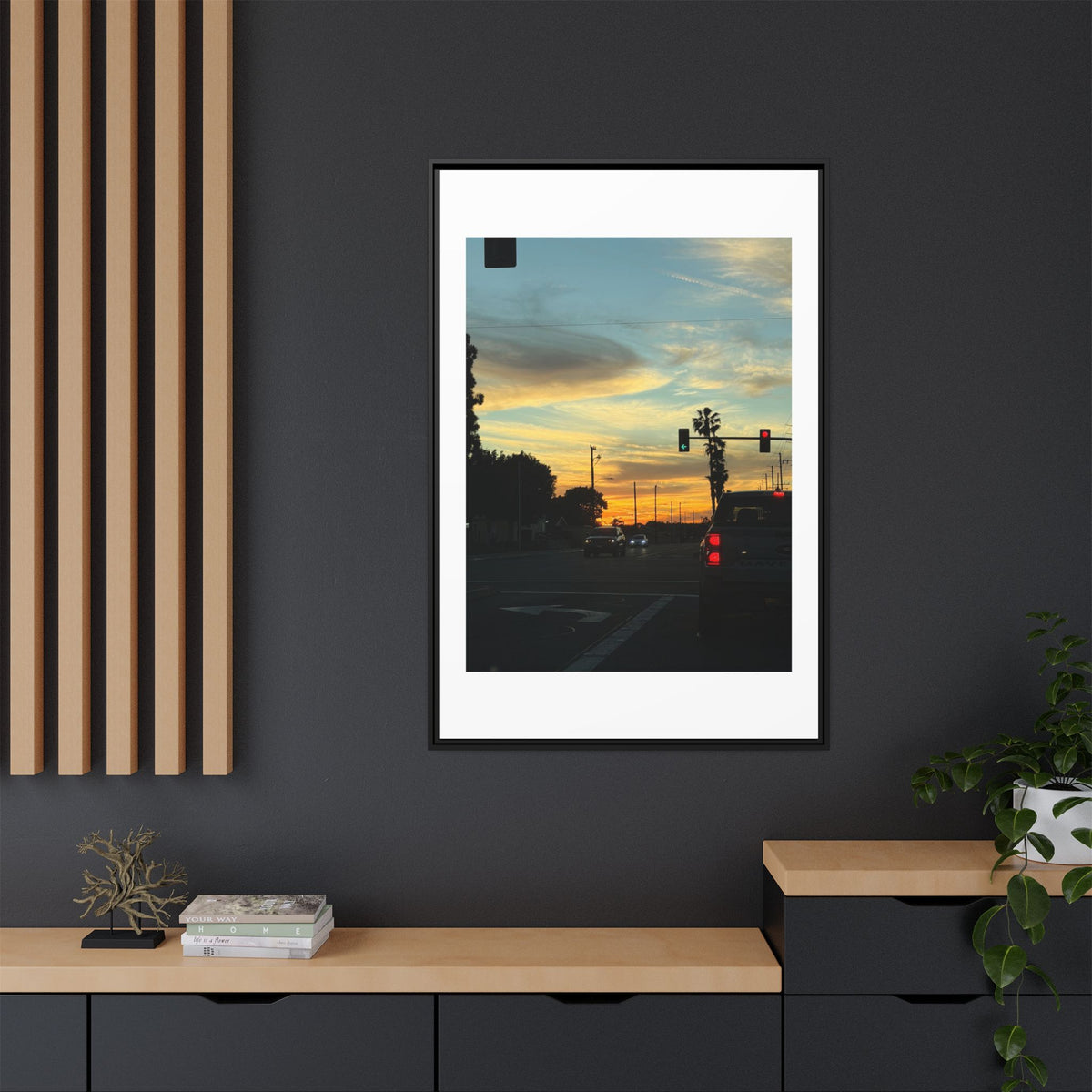 Red Light, Don't Mind Print (Framed)