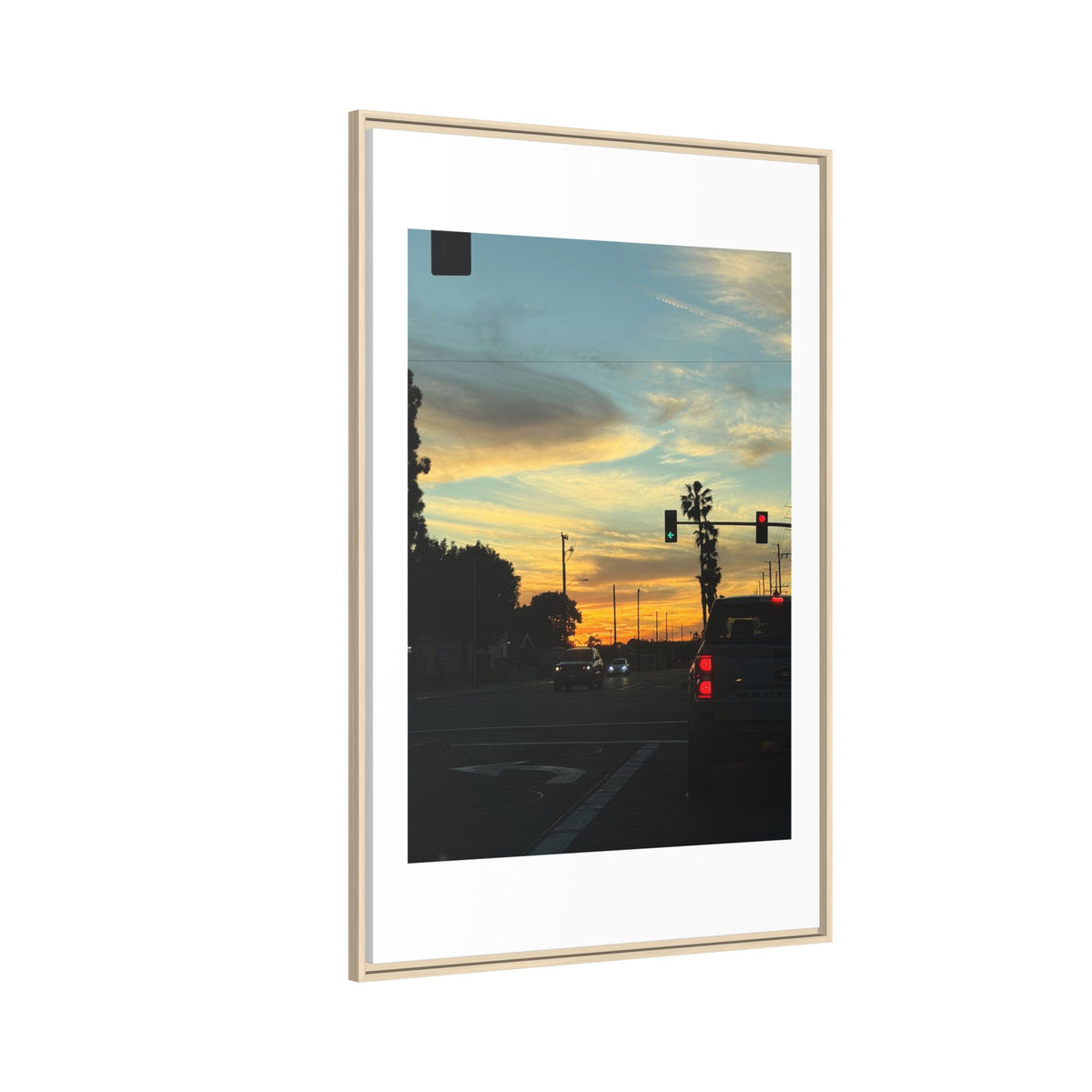 Red Light, Don't Mind Print (Framed)