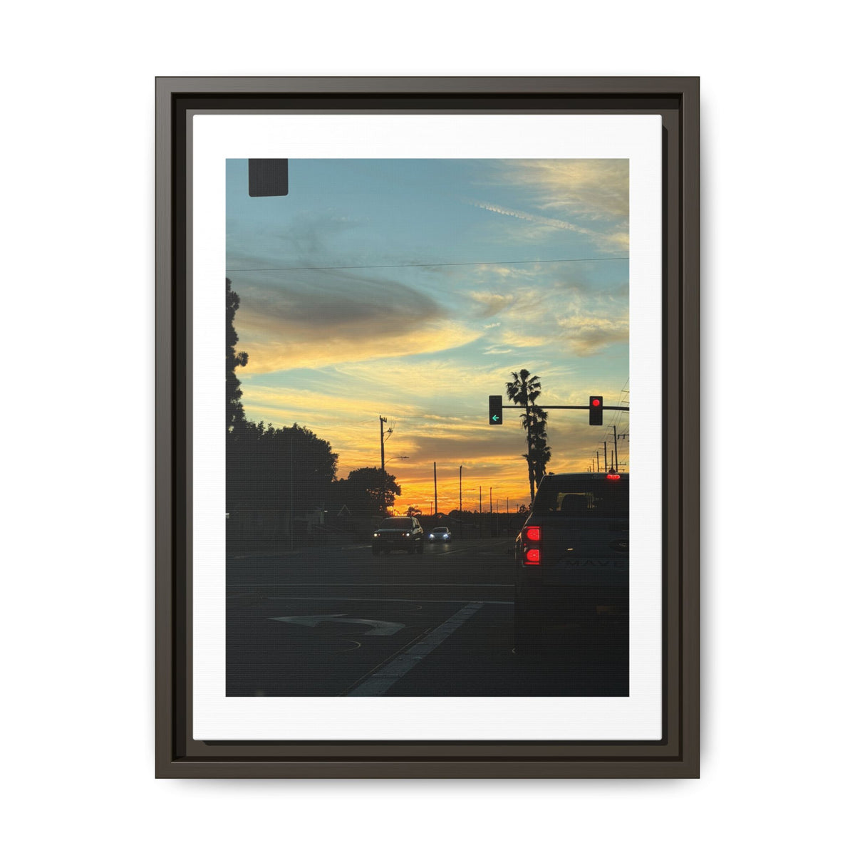 Red Light, Don't Mind Print (Framed)