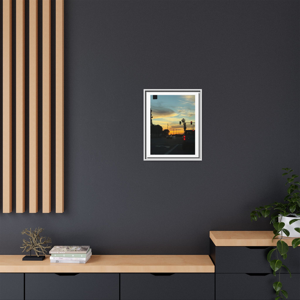 Red Light, Don't Mind Print (Framed)
