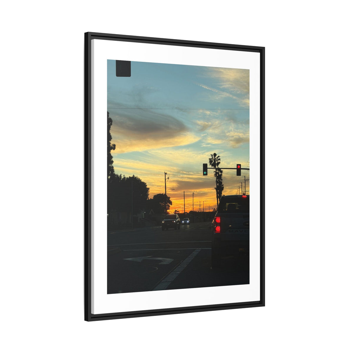 Red Light, Don't Mind Print (Framed)