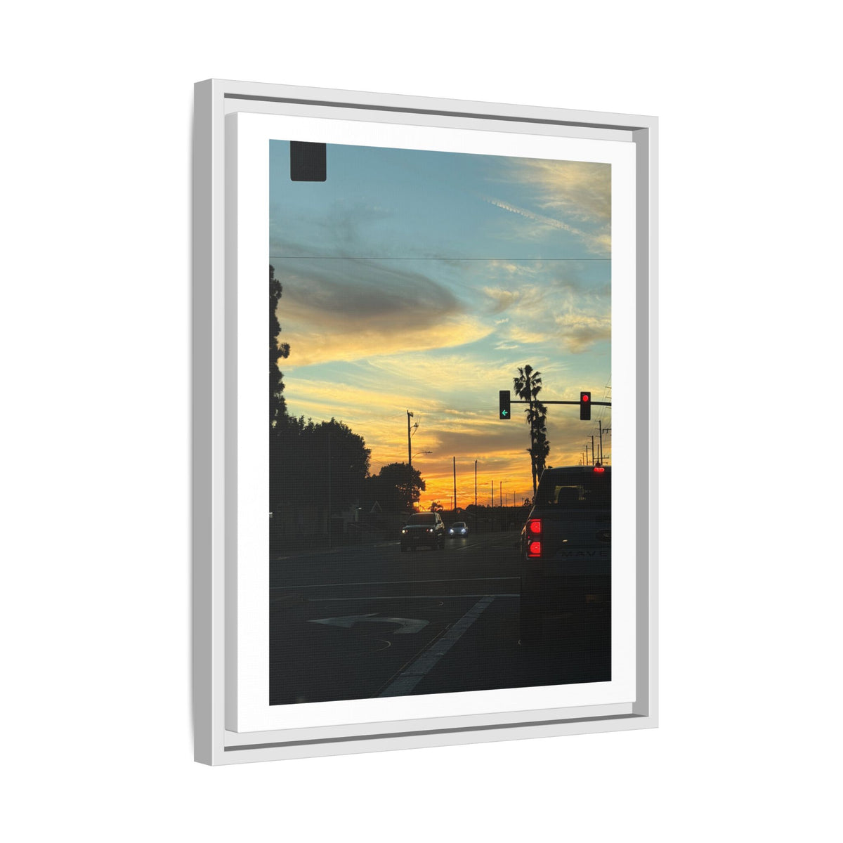 Red Light, Don't Mind Print (Framed)