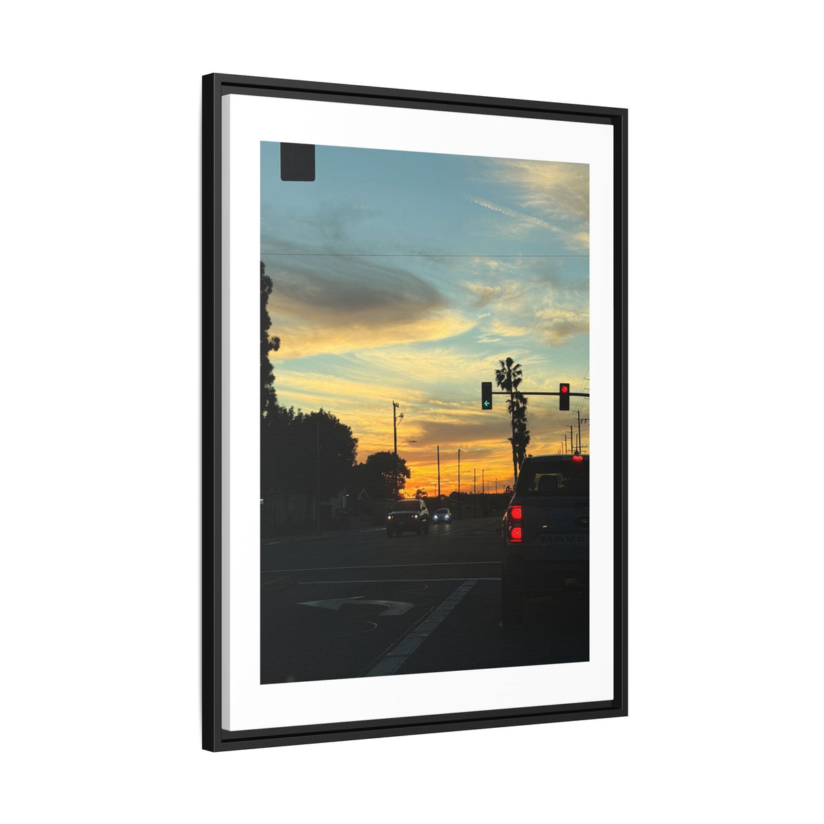 Red Light, Don't Mind Print (Framed)