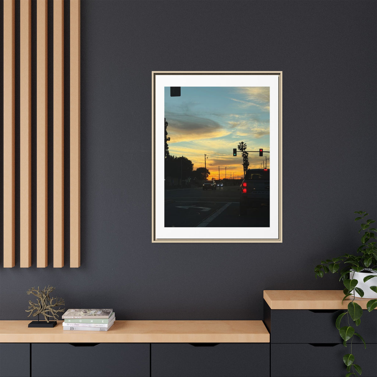 Red Light, Don't Mind Print (Framed)