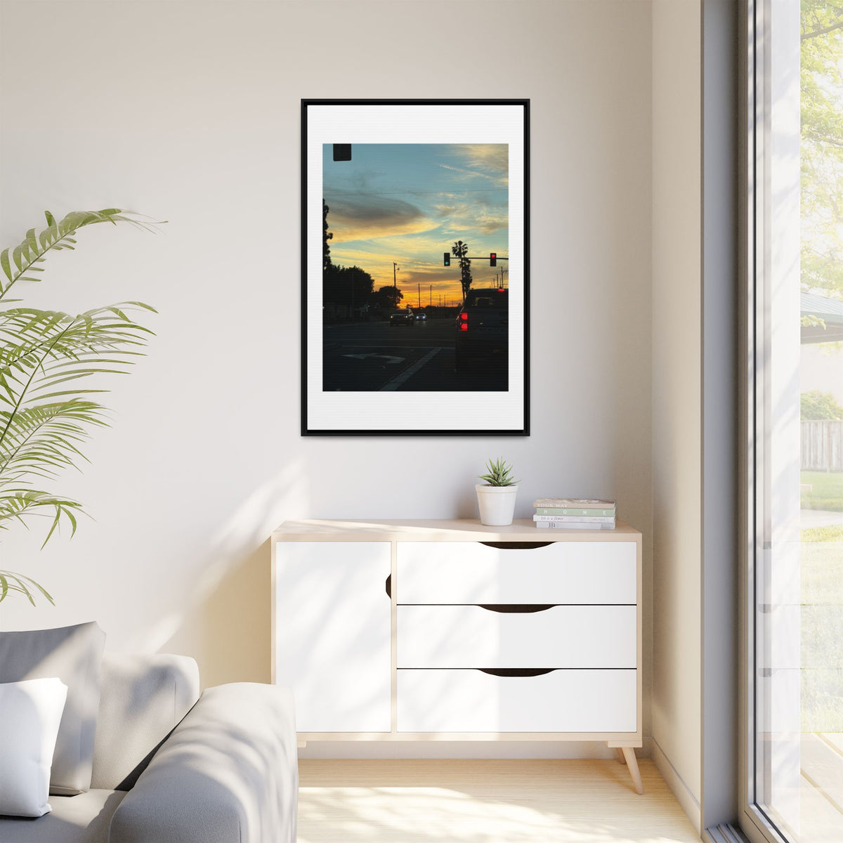 Red Light, Don't Mind Print (Framed)