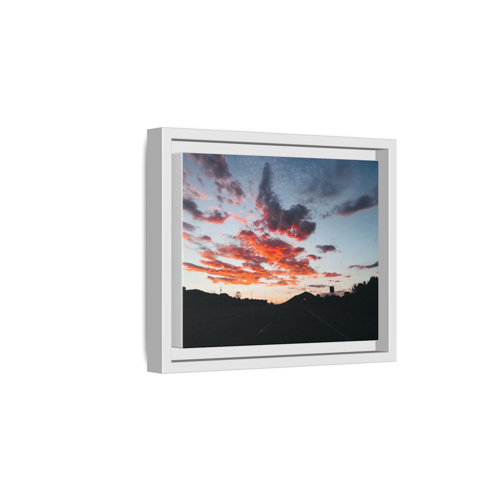 Mountain Sunset Print (Framed)