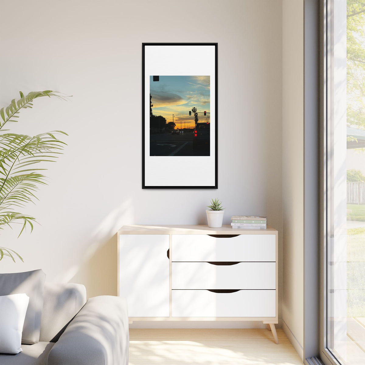 Red Light, Don't Mind Print (Framed)