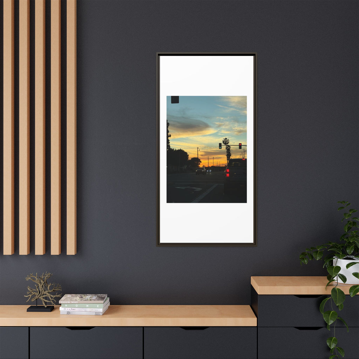 Red Light, Don't Mind Print (Framed)