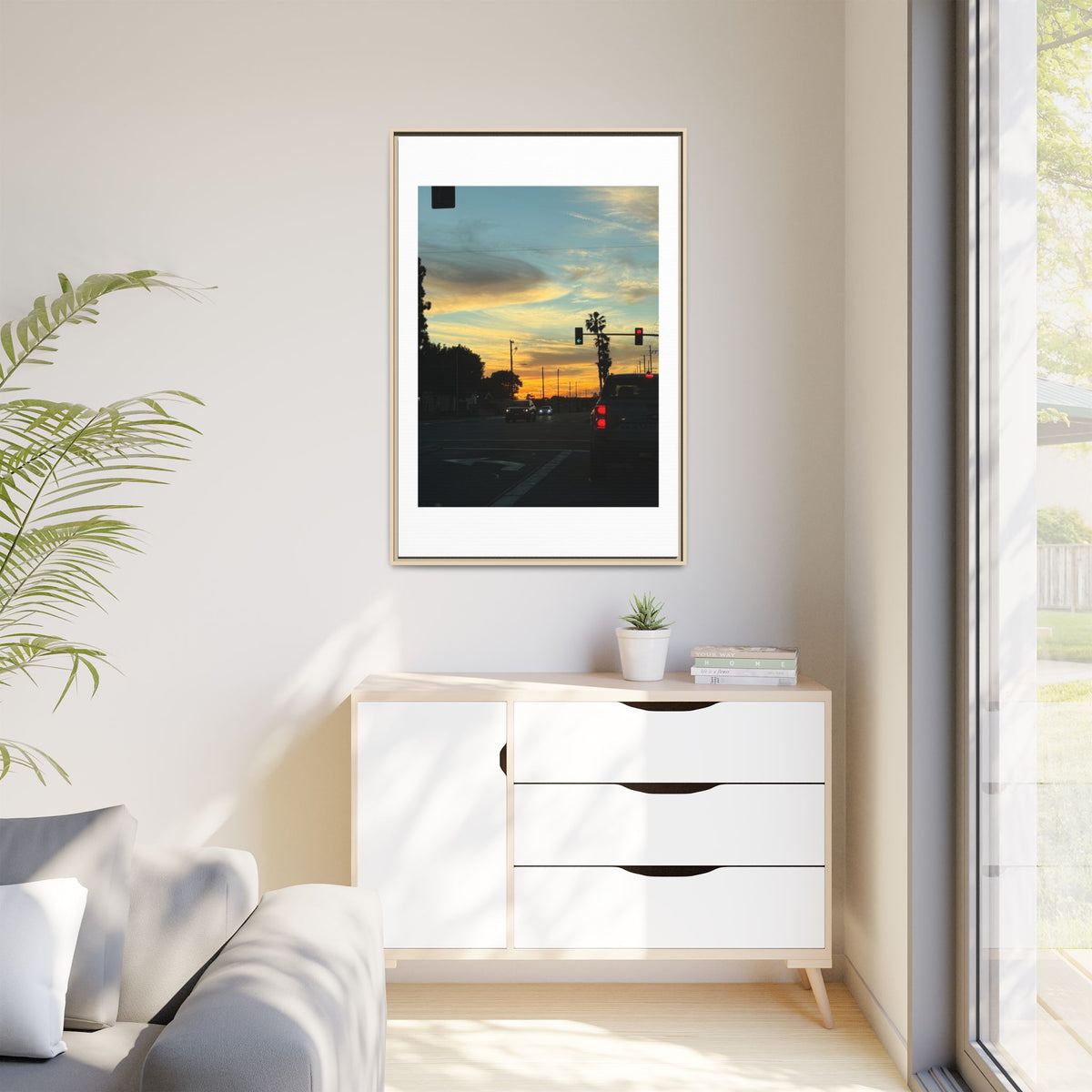 Red Light, Don't Mind Print (Framed)