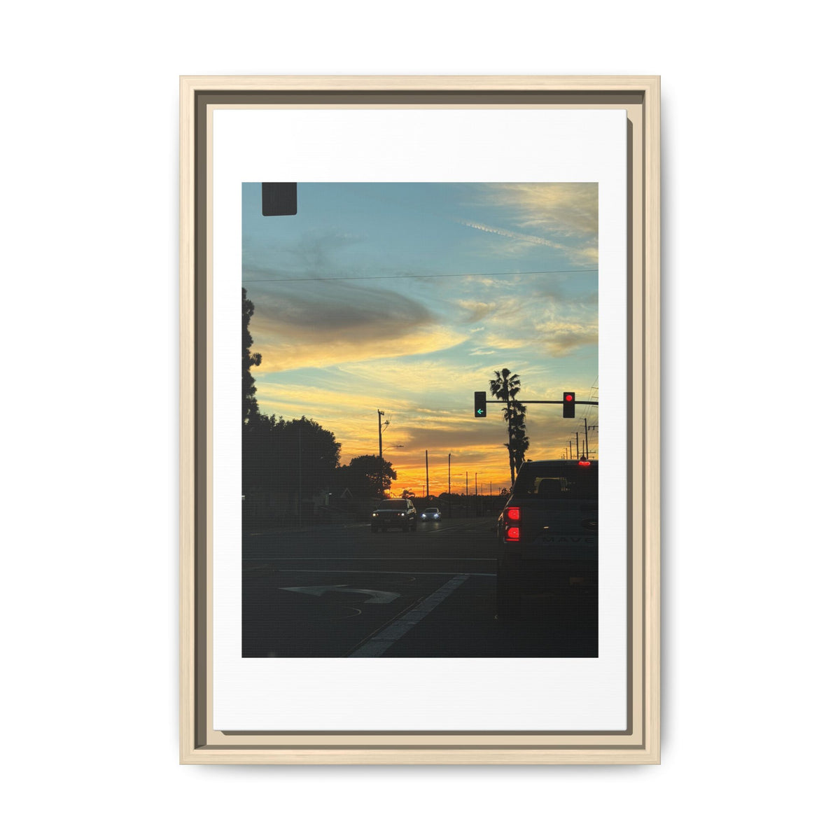 Red Light, Don't Mind Print (Framed)