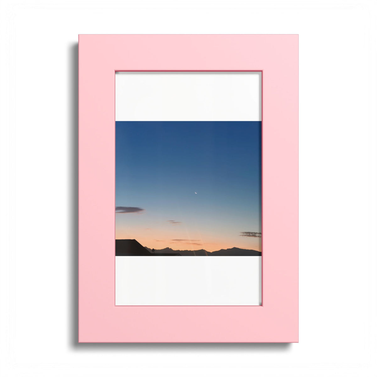Sunset Moon Poster (Colored Frame)