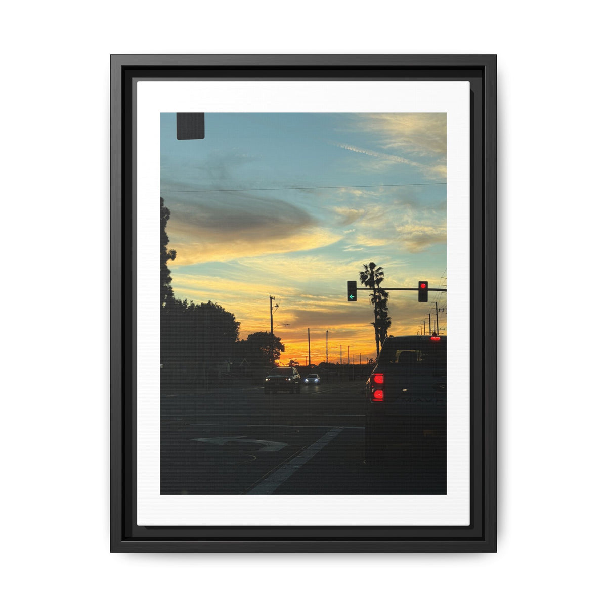 Red Light, Don't Mind Print (Framed)