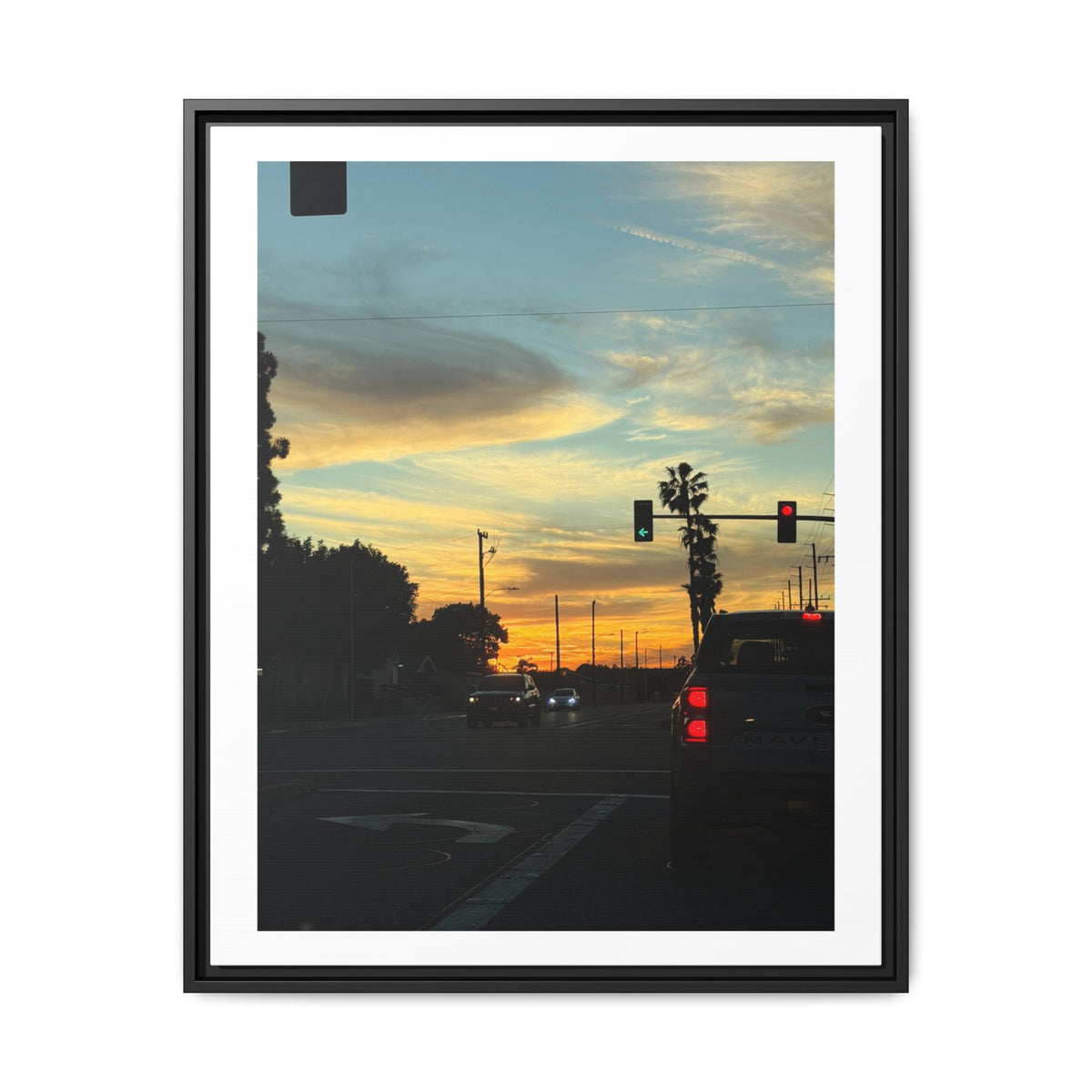 Red Light, Don't Mind Print (Framed)