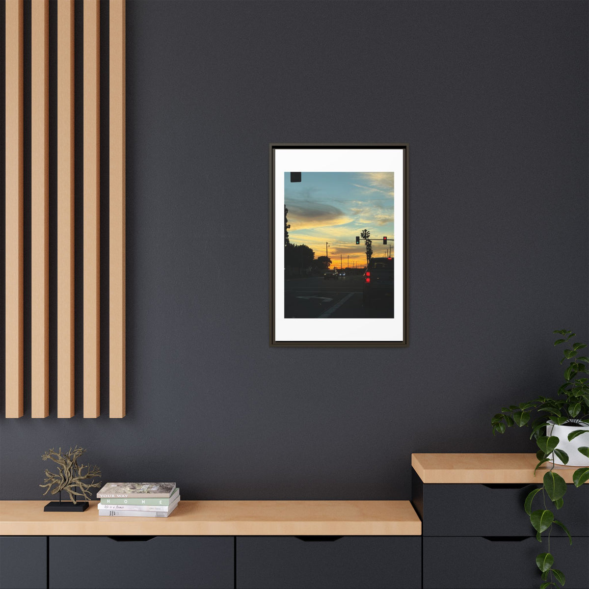Red Light, Don't Mind Print (Framed)